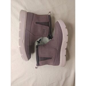 Helly Hansen Womens‎ Plum Suede Slippers Slide On  Comfy  Boots Size 7.5